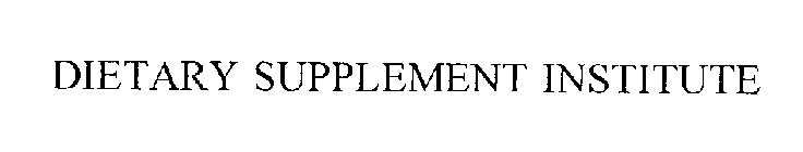 DIETARY SUPPLEMENT INSTITUTE