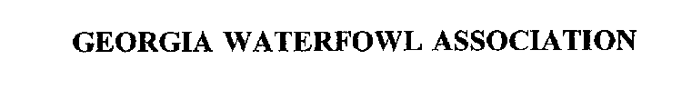 GEORGIA WATERFOWL ASSOCIATION
