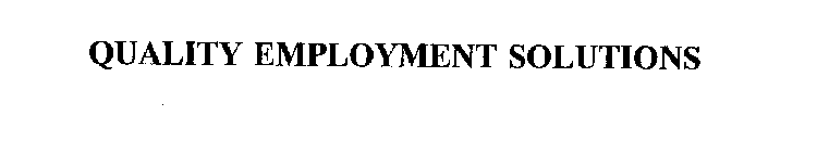 QUALITY EMPLOYMENT SOLUTIONS