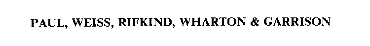 PAUL, WEISS, RIFKIND, WHARTON & GARRISON