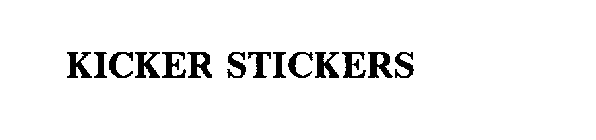 KICKER STICKERS