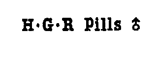 H G R PILLS