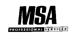 MSA PROFESSIONAL SERVICES