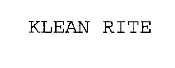 KLEAN RITE