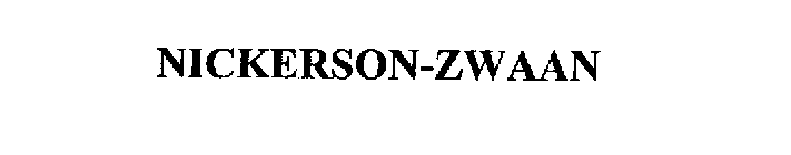 NICKERSON-ZWAAN
