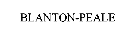 BLANTON-PEALE