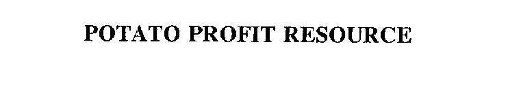 POTATO PROFIT RESOURCE