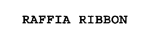 RAFFIA RIBBON