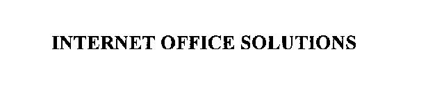 INTERNET OFFICE SOLUTIONS