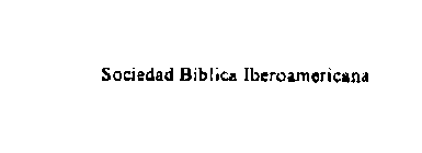 SOCIEDAD BIBLICA IBEROAMERICANA