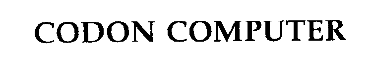 CODON COMPUTER