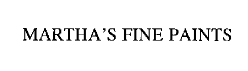 MARTHA'S FINE PAINTS