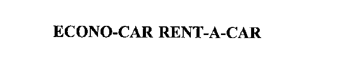 ECONO-CAR RENT-A-CAR