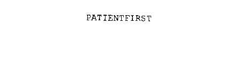 PATIENTFIRST