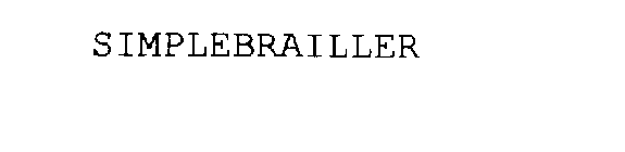 SIMPLEBRAILLER