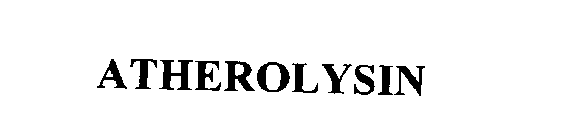 ATHEROLYSIN