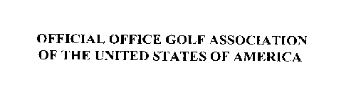 OFFICIAL OFFICE GOLF ASSOCIATION OF THEUNITED STATES OF AMERICA