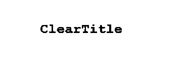 CLEARTITLE