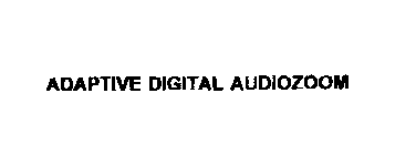 ADAPTIVE DIGITAL AUDIOZOOM