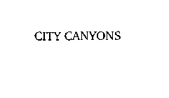 CITY CANYONS