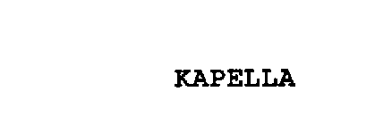 KAPELLA