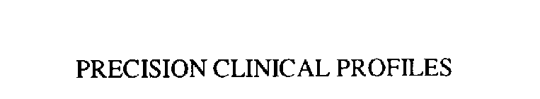 PRECISION CLINICAL PROFILES