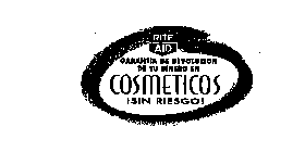 RITE AID GARANTIA DE DEVOLUCION DE TU DINERO EN COSMETICOS ISIN RIESGO!