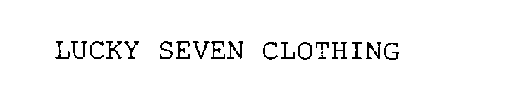 LUCKY SEVEN CLOTHING