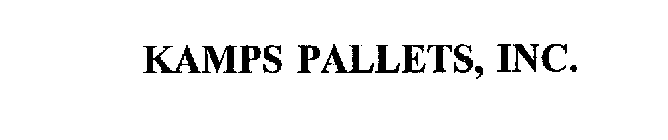 KAMPS PALLETS, INC.