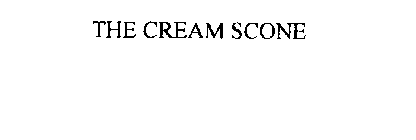 THE CREAM SCONE