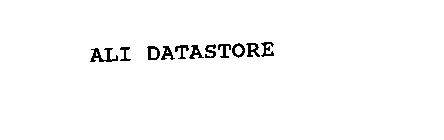 ALI DATASTORE