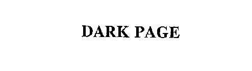 DARK PAGE