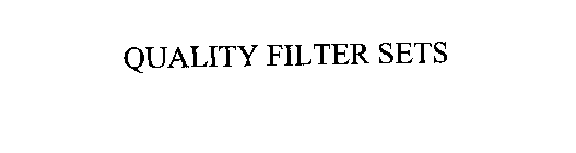 QUALITY FILTER SETS