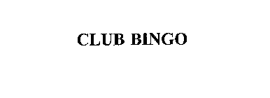 CLUB BINGO