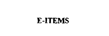 E-ITEMS