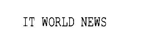 IT WORLD NEWS