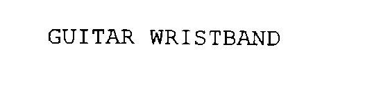 GUITAR WRISTBAND