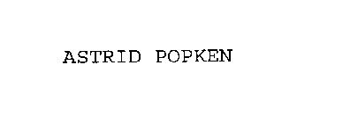 ASTRID POPKEN