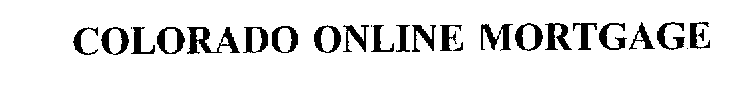 COLORADO ONLINE MORTGAGE