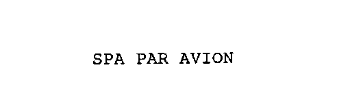 SPA PAR AVION