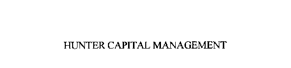 HUNTER CAPITAL MANAGEMENT