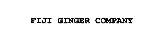 FIJI GINGER COMPANY