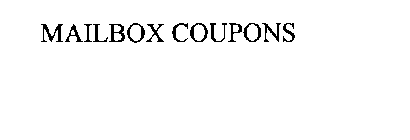 MAILBOX COUPONS