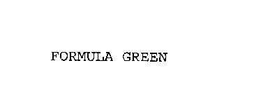 FORMULA GREEN