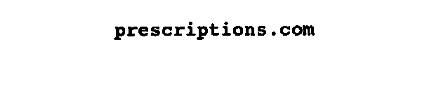 PRESCRIPTIONS.COM