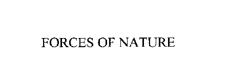 FORCES OF NATURE