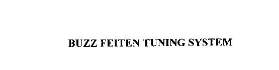 BUZZ FEITEN TUNING SYSTEM