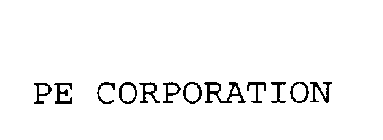 PE CORPORATION