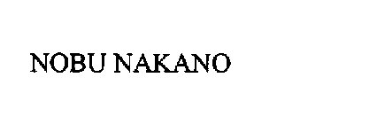NOBU NAKANO