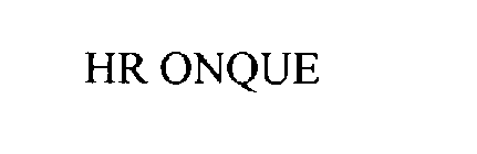 HR ONQUE